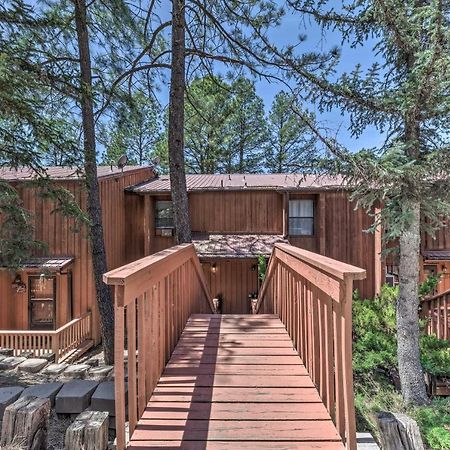 Forested Ruidoso Condo With Deck And Fireplace! 外观 照片
